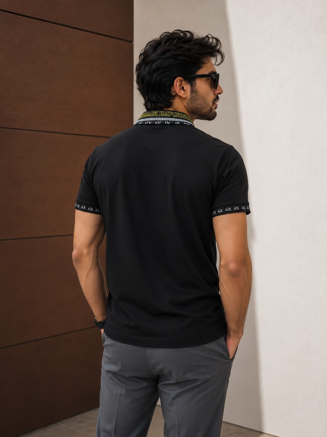 Men's Black Premium Polo T-Shirt