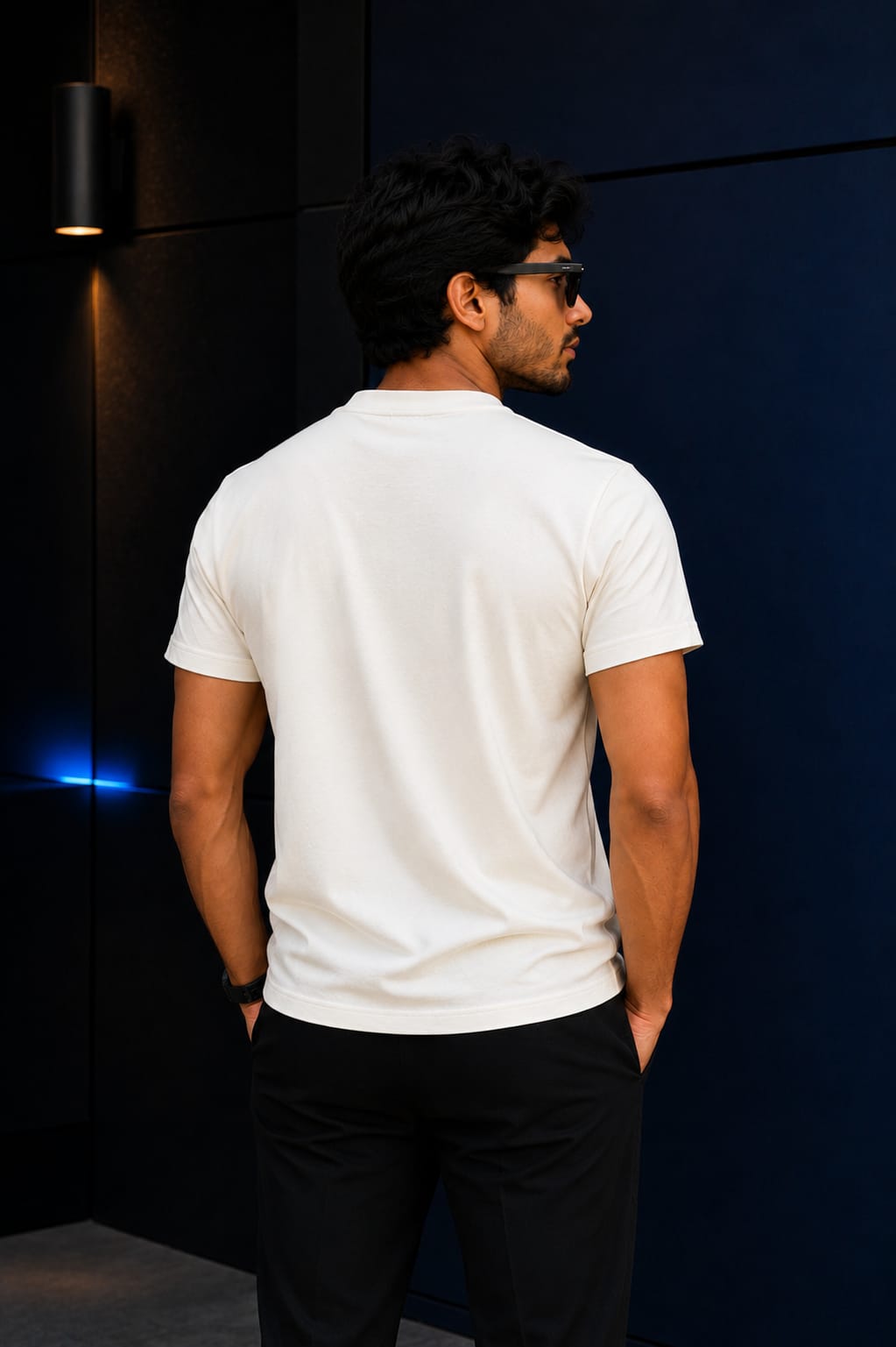 Men's White GAP Graphic Premium T-Shirt